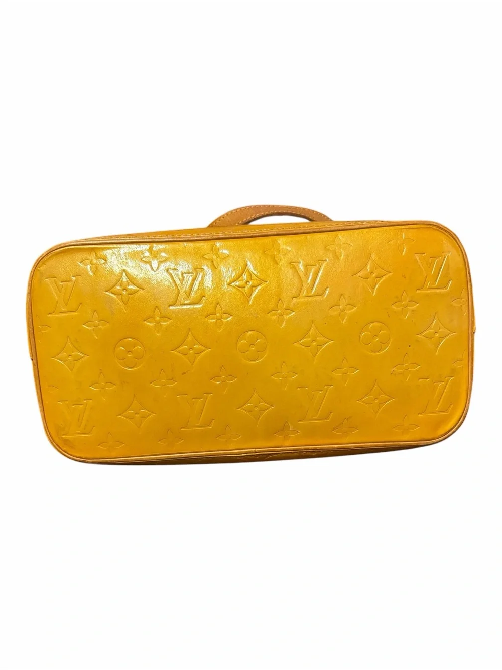Louis Vuitton Monogram Vernis Houston Tote Bag - Yellow